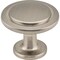 Elements 1-1/4" Diameter Satin Nickel Round Button Gatsby Cabinet Knob 3960-SN - alternate 1
